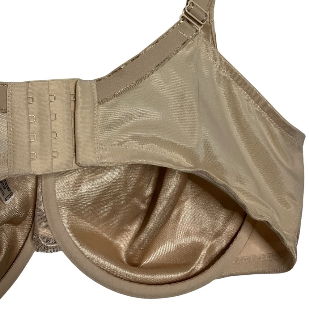 Soma Sensuous Sides Minimizer Bra 42DD 3” Underwire Minimalist Unlined Beige - Picture 8 of 9